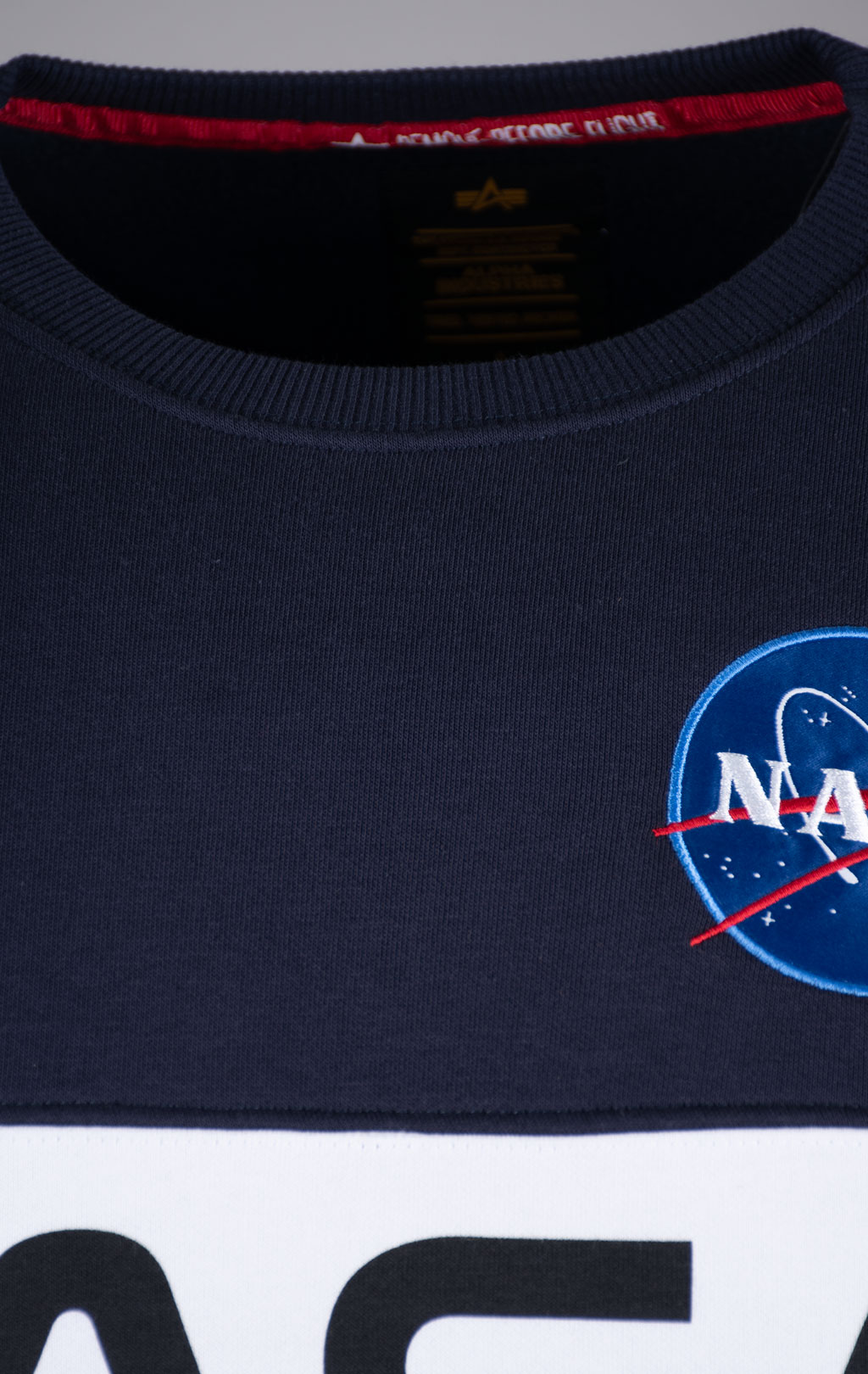 Свитшот ALPHA INDUSTRIES NASA Inlay rep. blue 