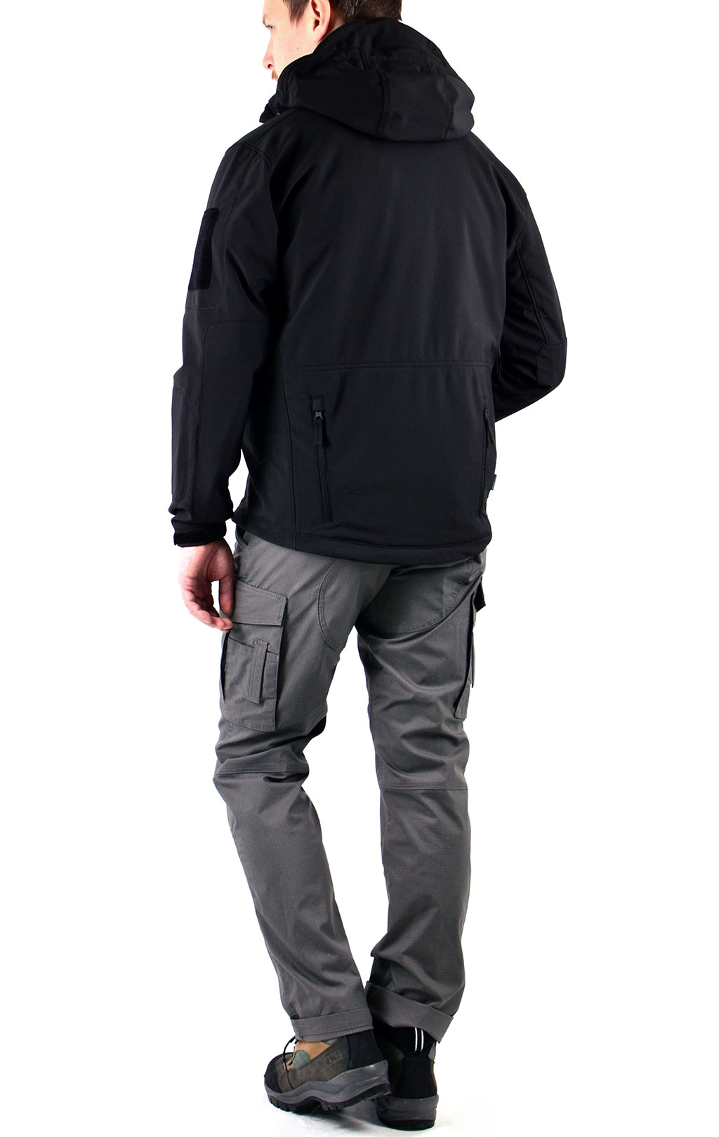 Куртка тактическая softshell Pentagon мембрана ARTAXES Soft Shell black 08011 