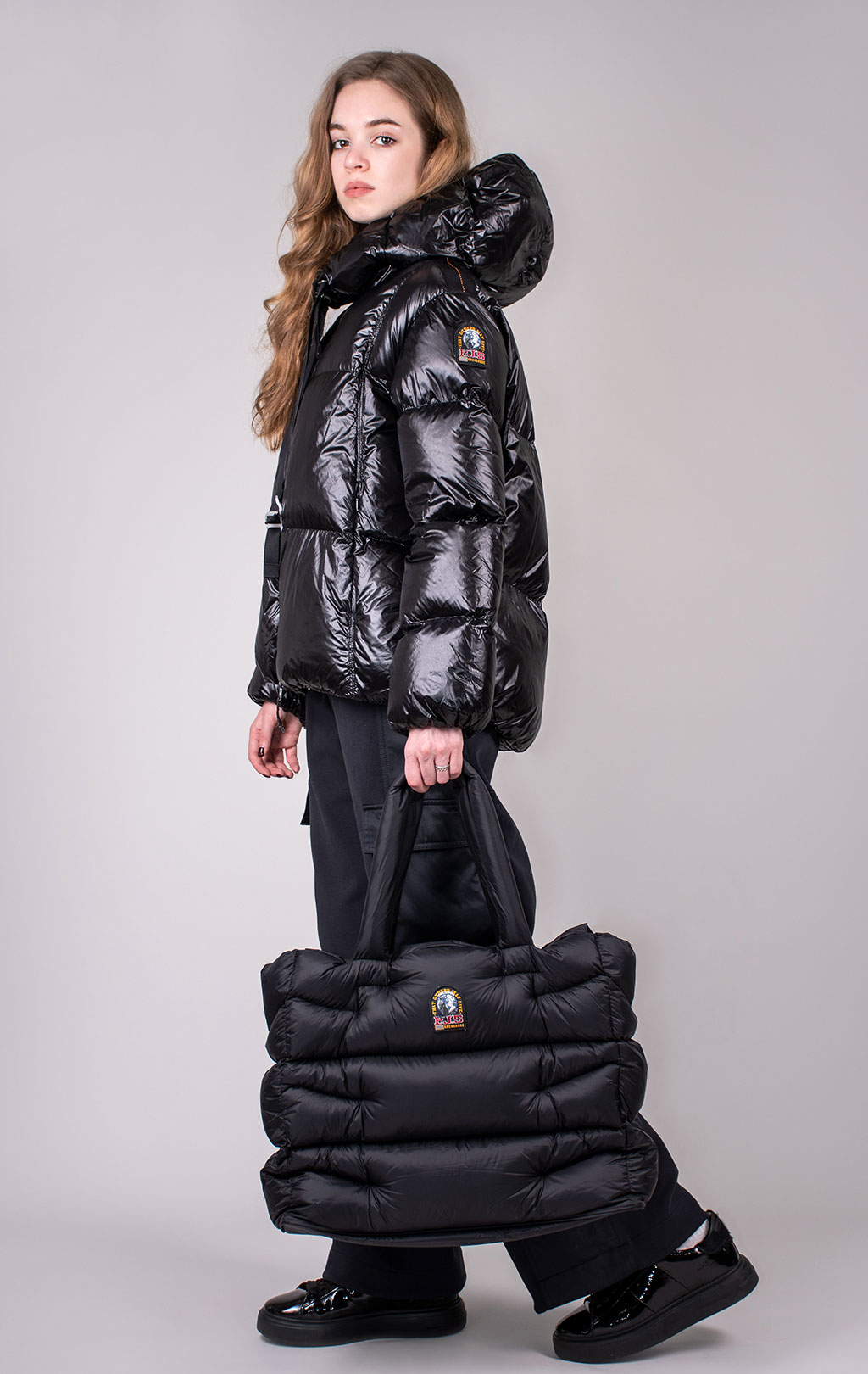 Женская куртка-пуховик PARAJUMPERS WATER FLOWER FW 24/25 black 