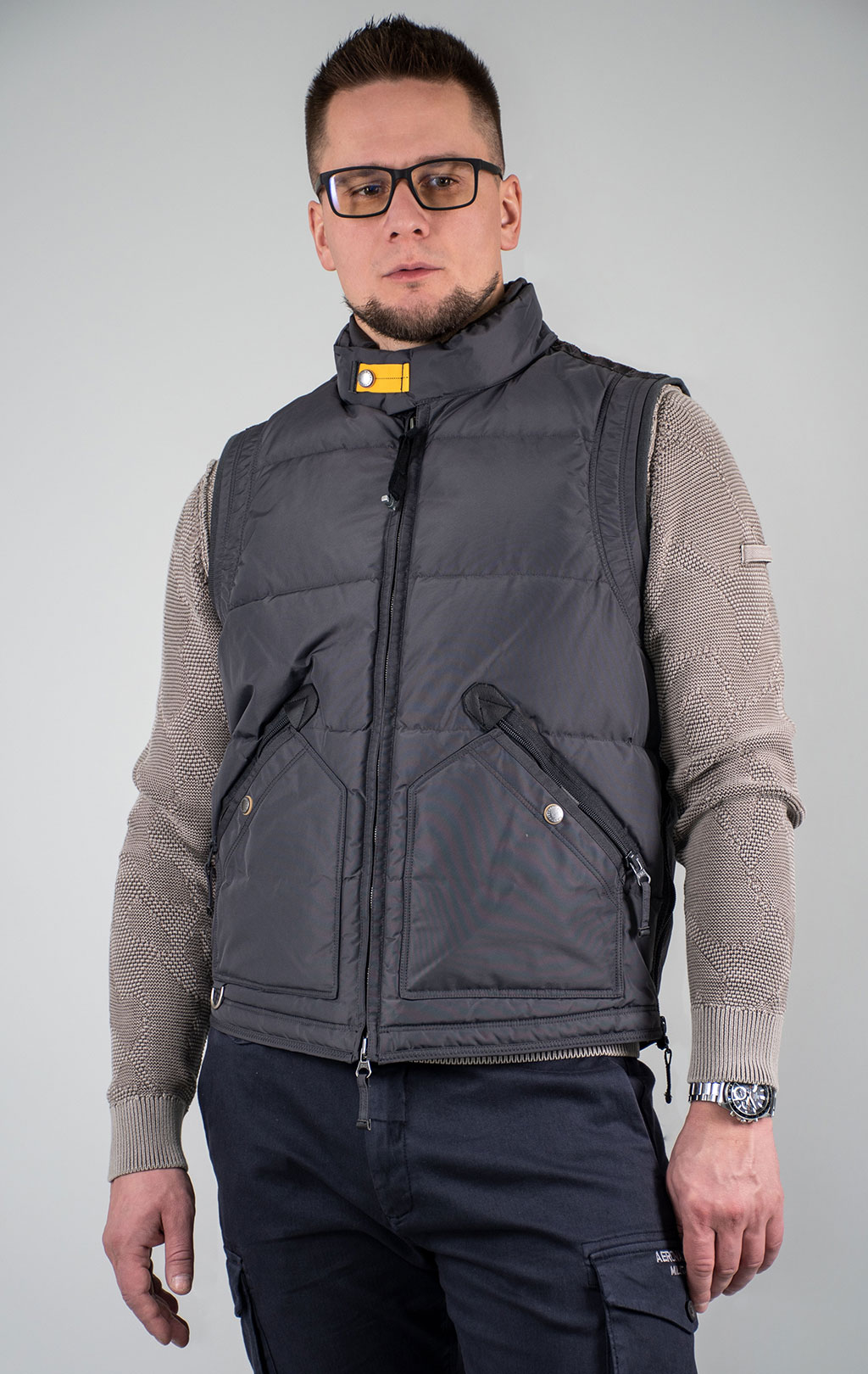 Жилет пуховой PARAJUMPERS KOBUK FW 24/25 phantom 