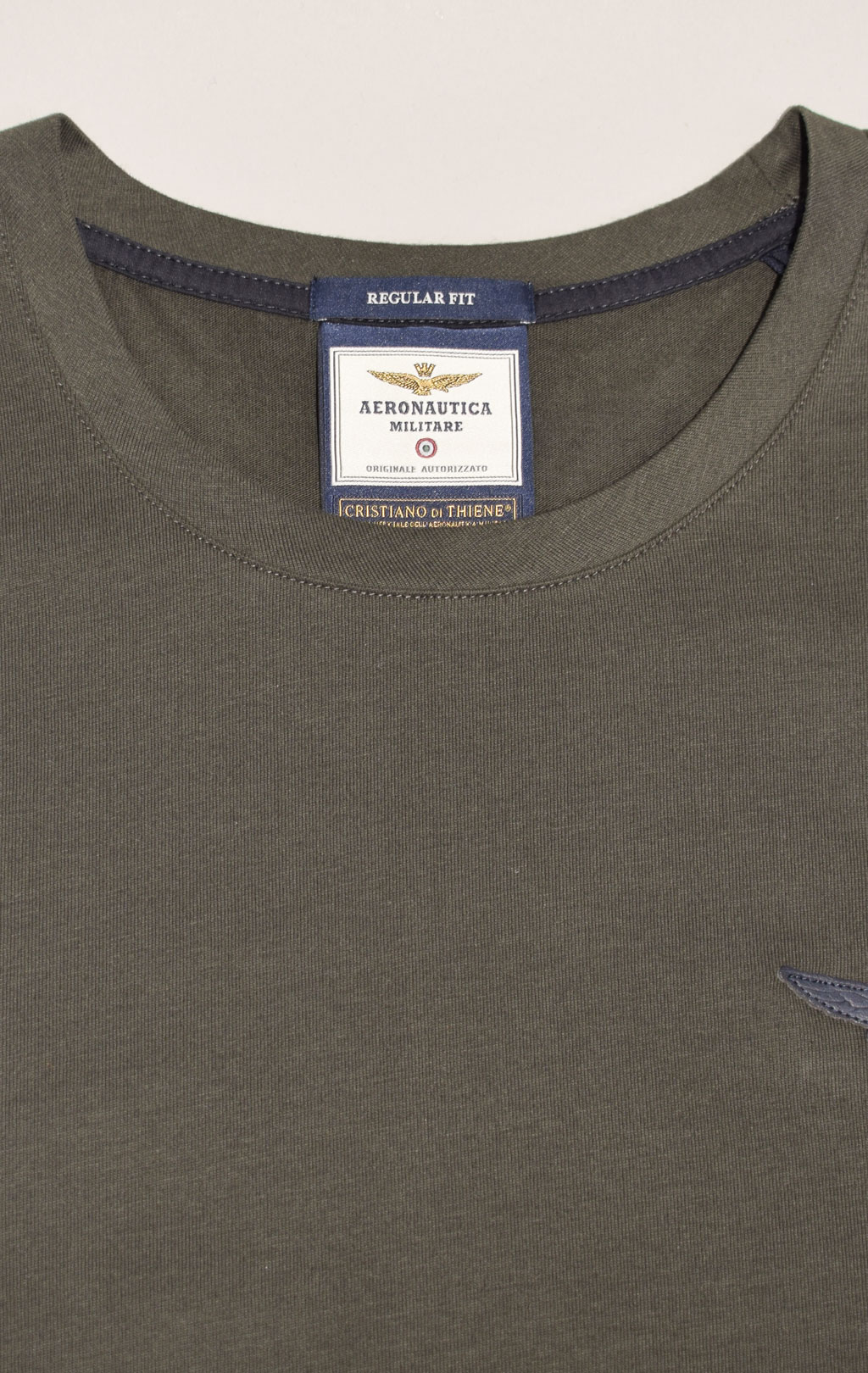 Лонгслив AERONAUTICA MILITARE FW 23/24/TR brown (TS 2141)