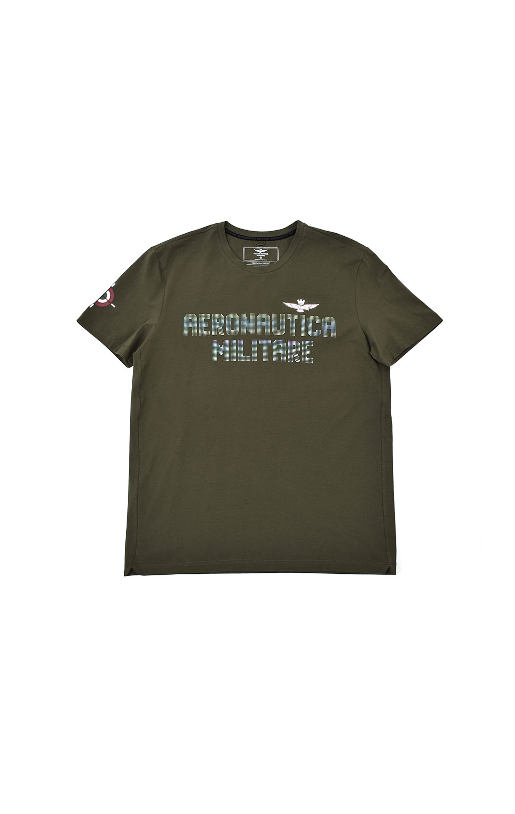 Футболка AERONAUTICA MILITARE SS 21/TR verde scuro (TS 1845) 