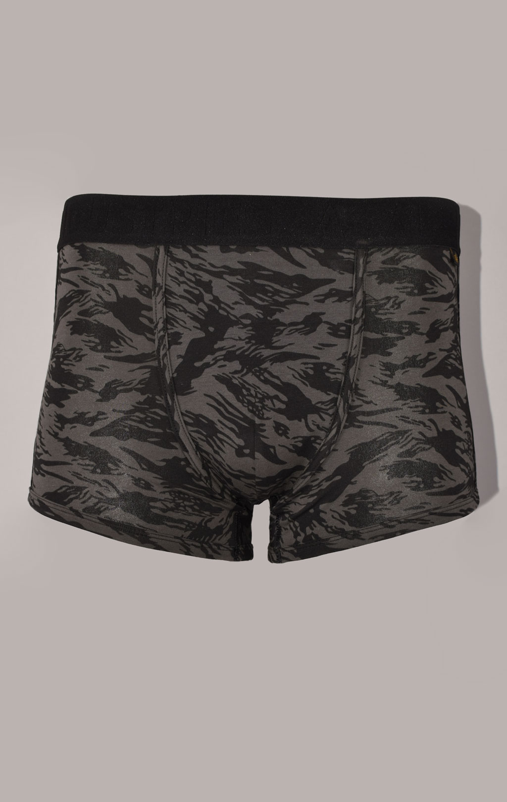 Трусы ALPHA INDUSTRIES GRAPHIC AOP UNDERWEAR (упаковка 2 шт.) black/greyblack 