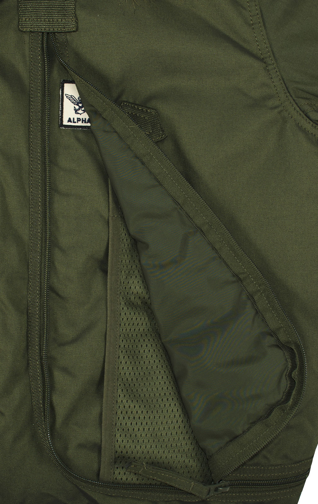 Аляска короткая ALPHA INDUSTRIES POLAR SV dark green 