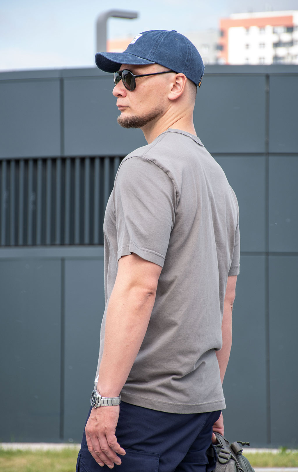 Футболка ALPHA INDUSTRIES ALPHA GRADIENT TEE SS 24 aircraft gray 