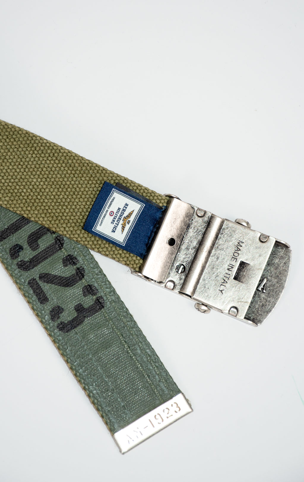 Ремень тканевый AERONAUTICA MILITARE SS 25/IT military olive (CI 317) 