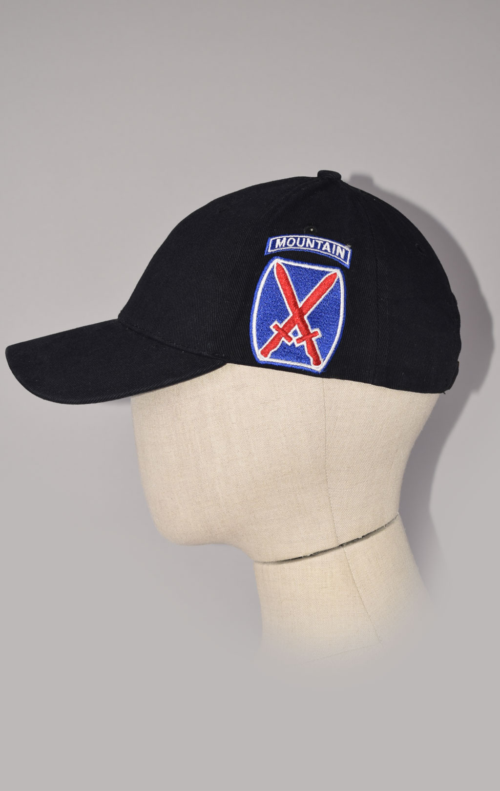 Бейсболка EC 10TH MOUNTAIN SIDE LOGO black (6138) 