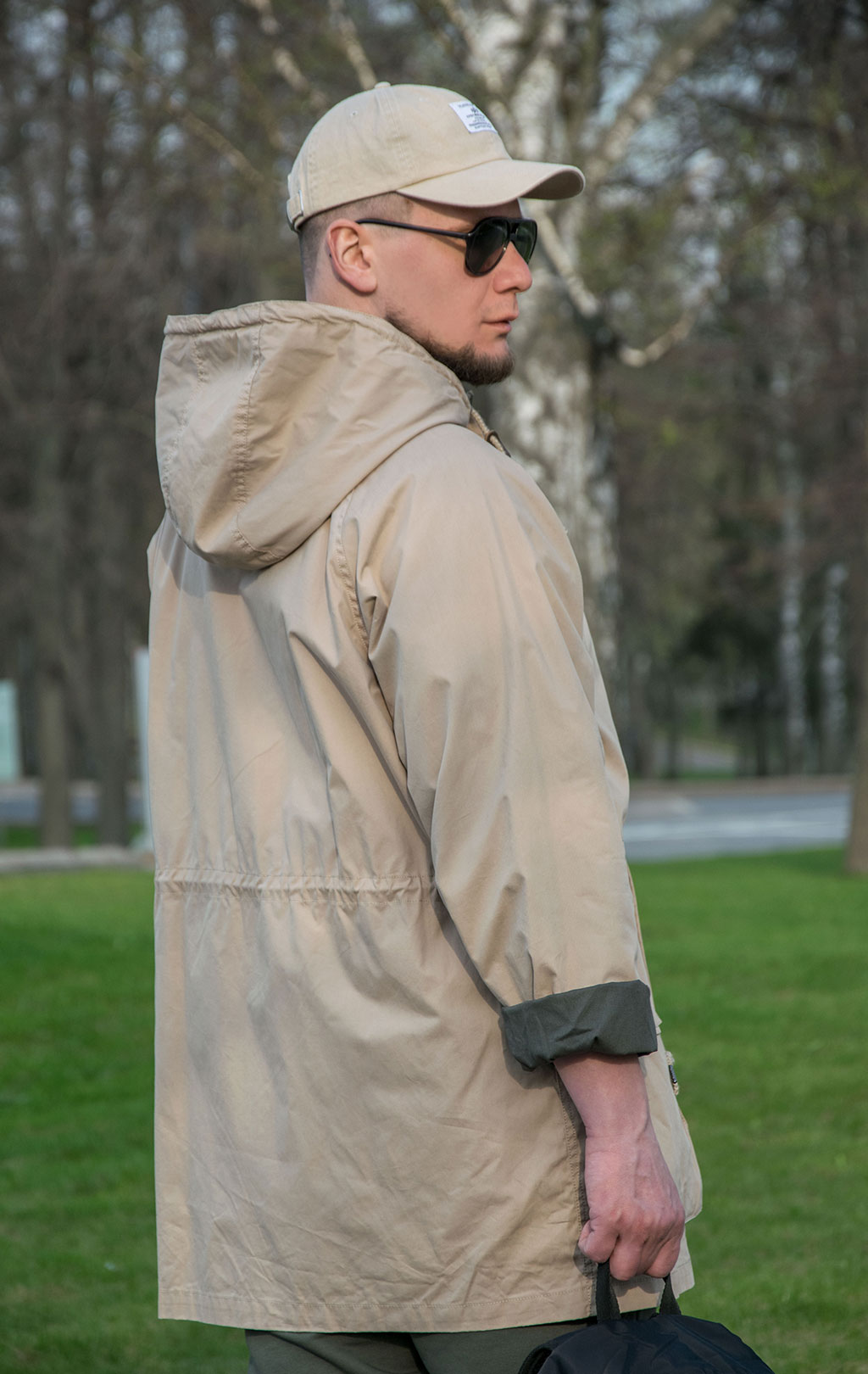 Ветровка ALPHA INDUSTRIES HOODED FIELD JACKET M-65 SS 23 m vintage khaki 