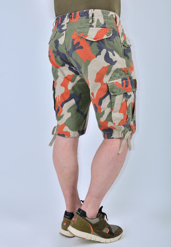 Шорты AERONAUTICA MILITARE camouflage arancio (BE 047) 