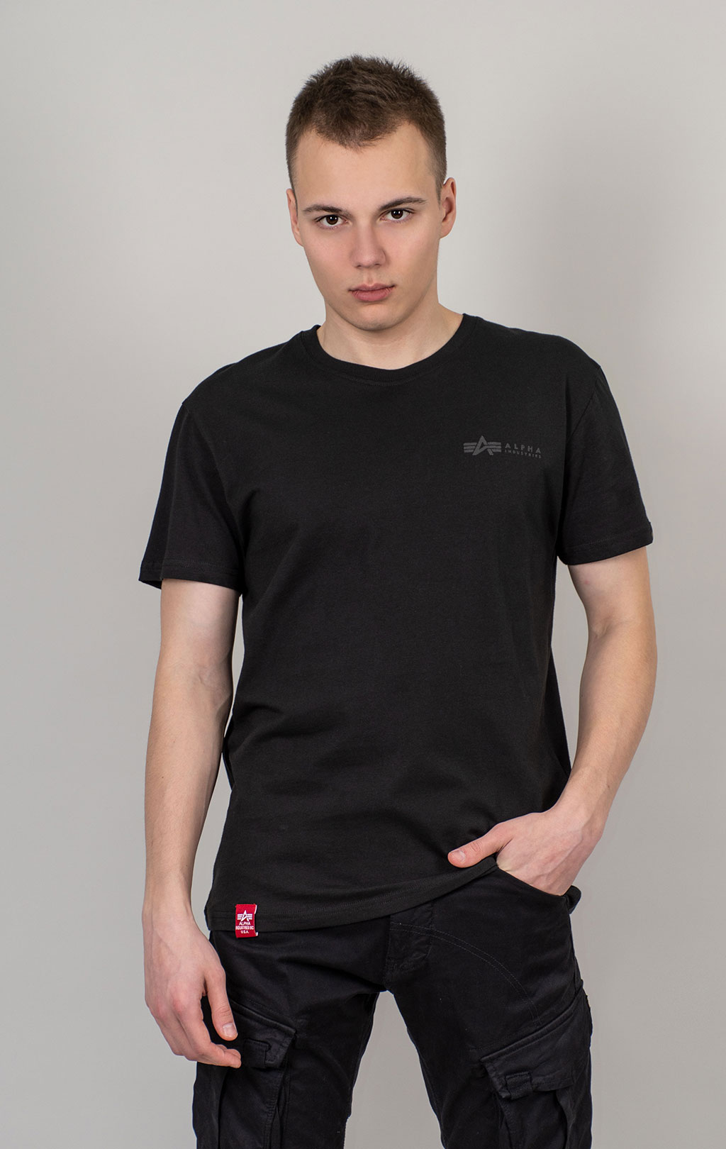 Футболка ALPHA INDUSTRIES AIR FORCE T black 