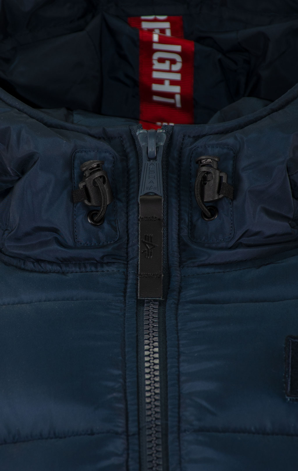 Куртка ALPHA INDUSTRIES HOODED PUFFER ALPHA FD rep. blue 