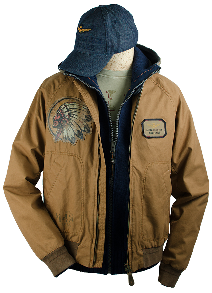 Бейсболка AERONAUTICA MILITARE jeans (HA 941)
