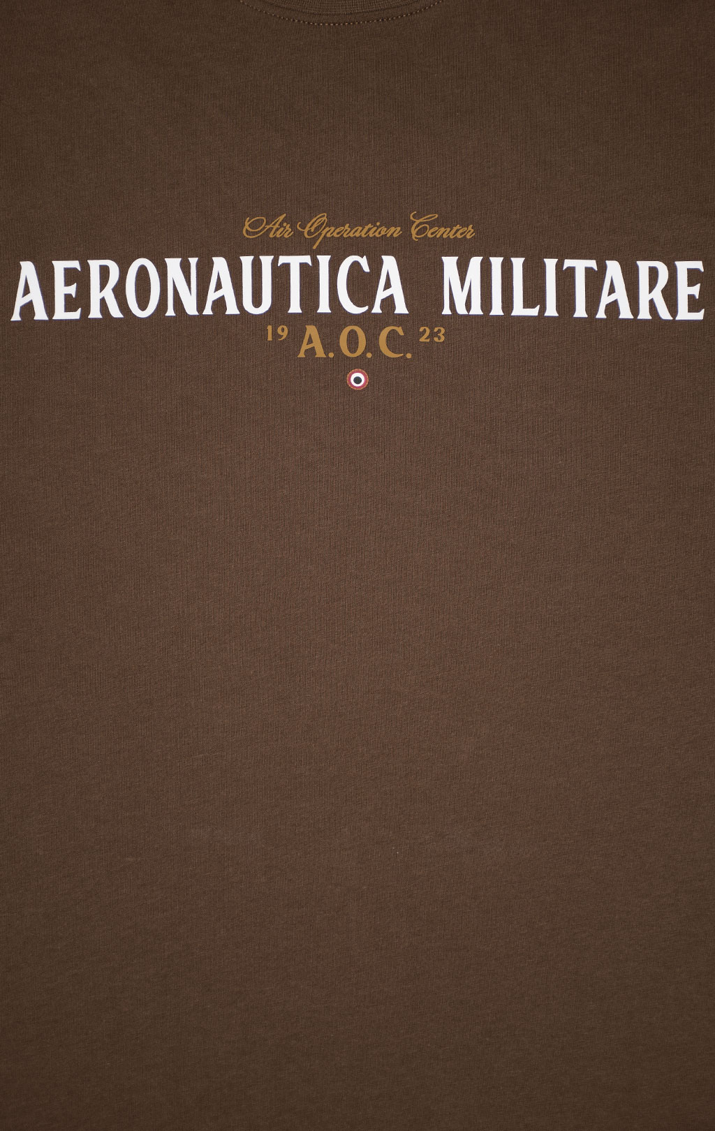 Футболка AERONAUTICA MILITARE SS 24/BD chocolate (TS 2218)