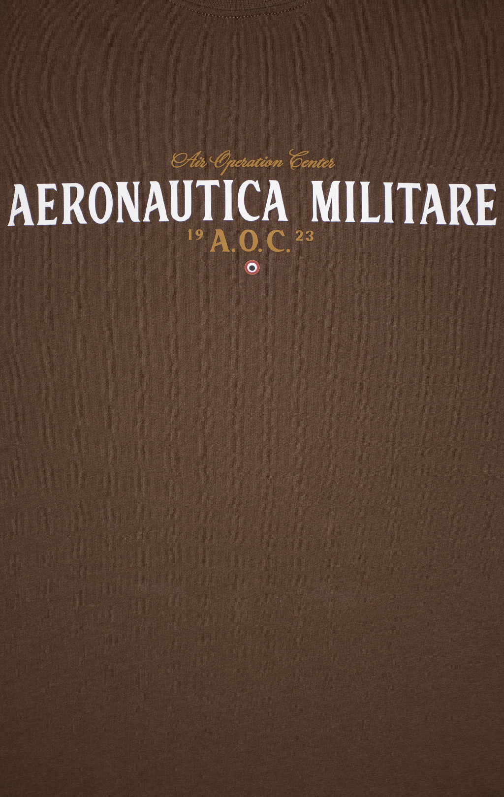 Футболка AERONAUTICA MILITARE SS 24/BD chocolate (TS 2218) 