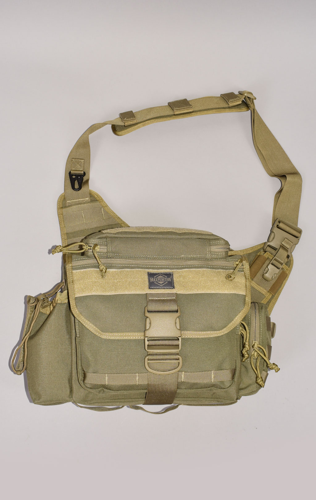 Сумка через плечо тактическая Maxpedition MONGO VERSIPACK 30x10x22 khaki 