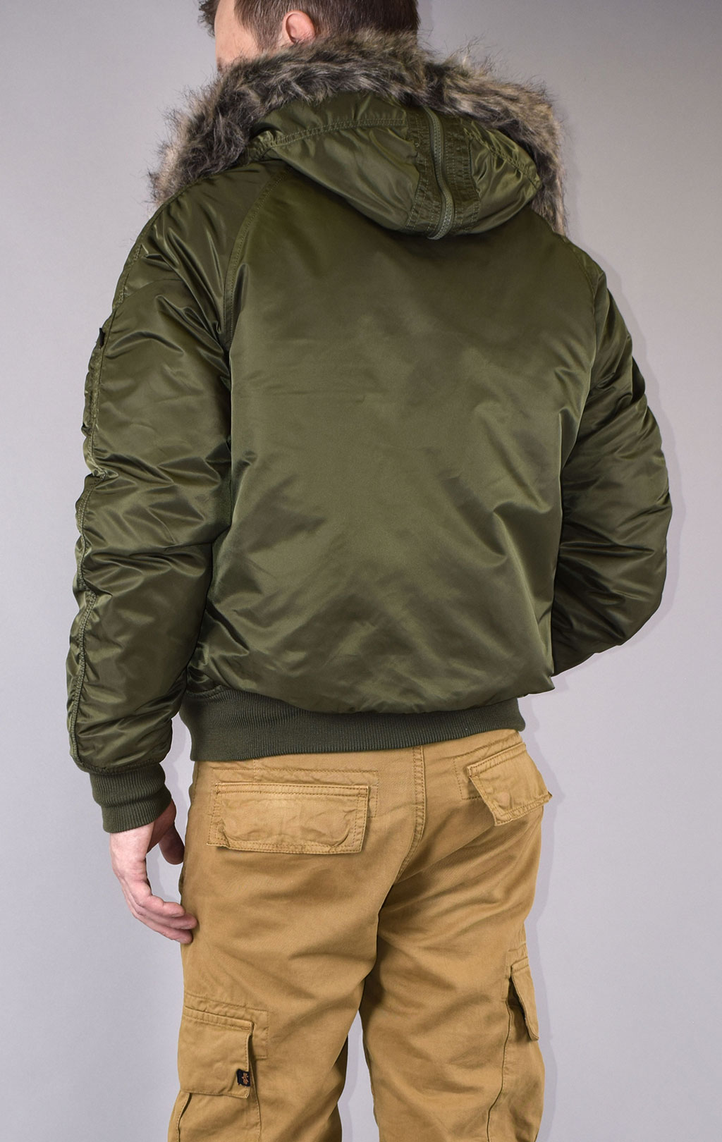 Аляска короткая ALPHA INDUSTRIES VF 59 N-2B dark green 