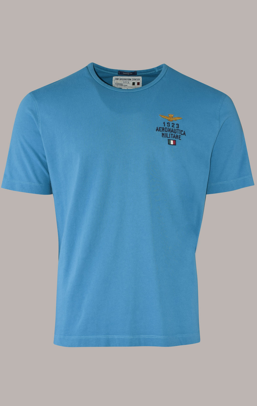 Футболка AERONAUTICA MILITARE SS 23/TR azzurro (TS 2053) 