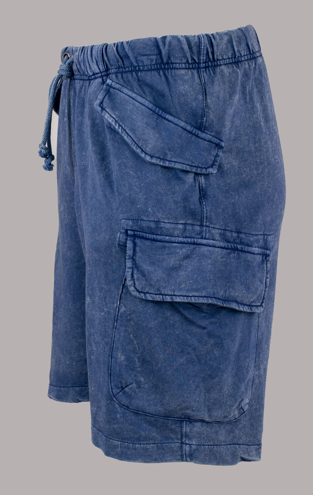 Шорты трикотажные ALPHA INDUSTRIES TERRY DYED SHORT SS 25 m rep. blue 