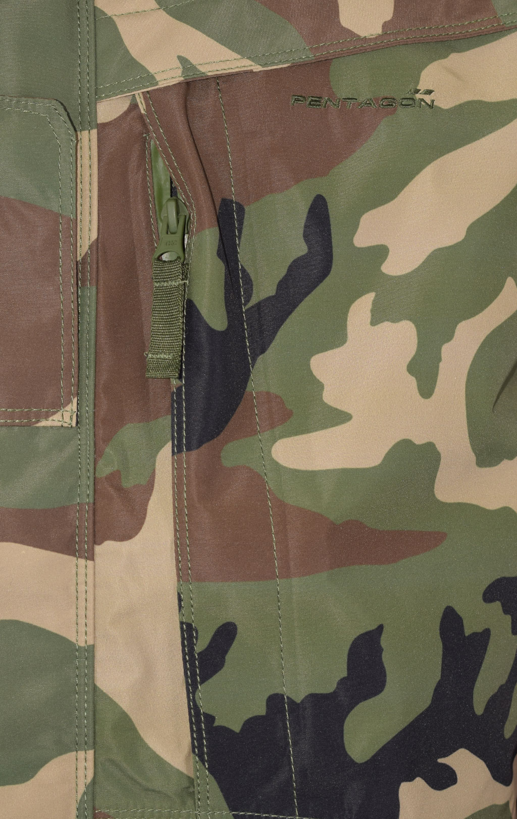 Куртка тактическая Pentagon мембрана HURRICANE MJC® SYSTEM camo woodland 07104 