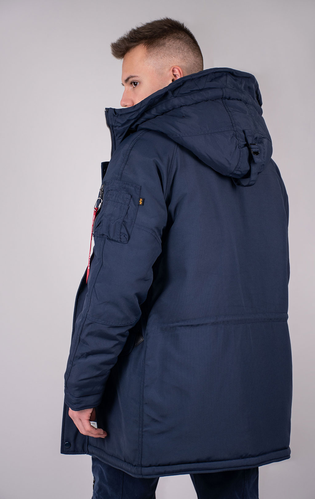 Аляска ALPHA INDUSTRIES ALTITUDE MOD PARKA N-3B FW 24/25 replica blue 