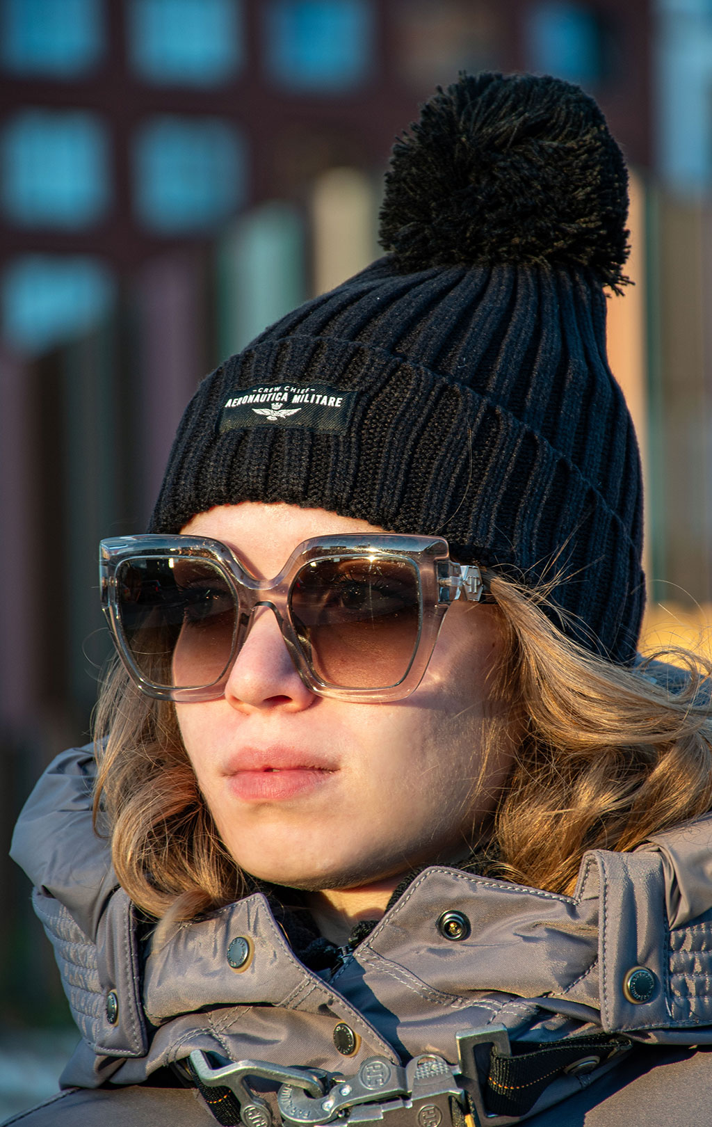 Шапка вязаная AERONAUTICA MILITARE FW 25/26/CN jet black (CU 0061) 