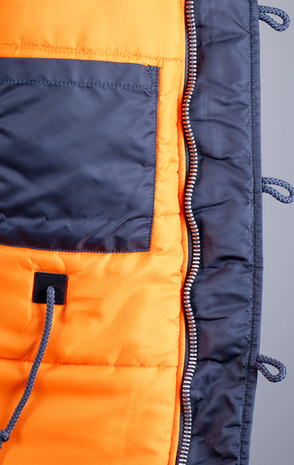 Аляска ALPHA INDUSTRIES SLIM FIT GEN-I N-3B steel blue/orange 
