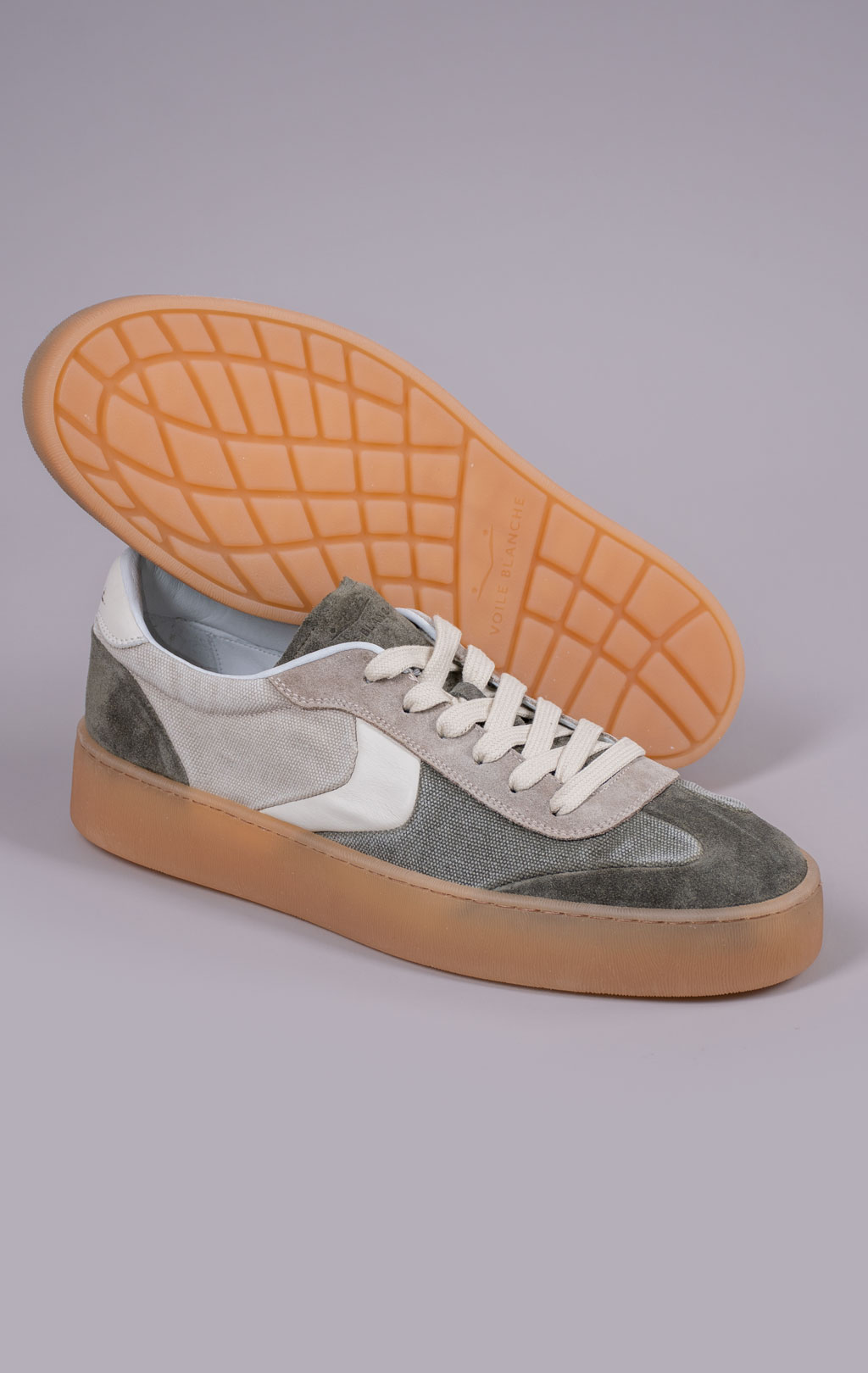 Кроссовки VOILE BLANCHE MIND02 SS 26 canvas army green/sand 2019753 
