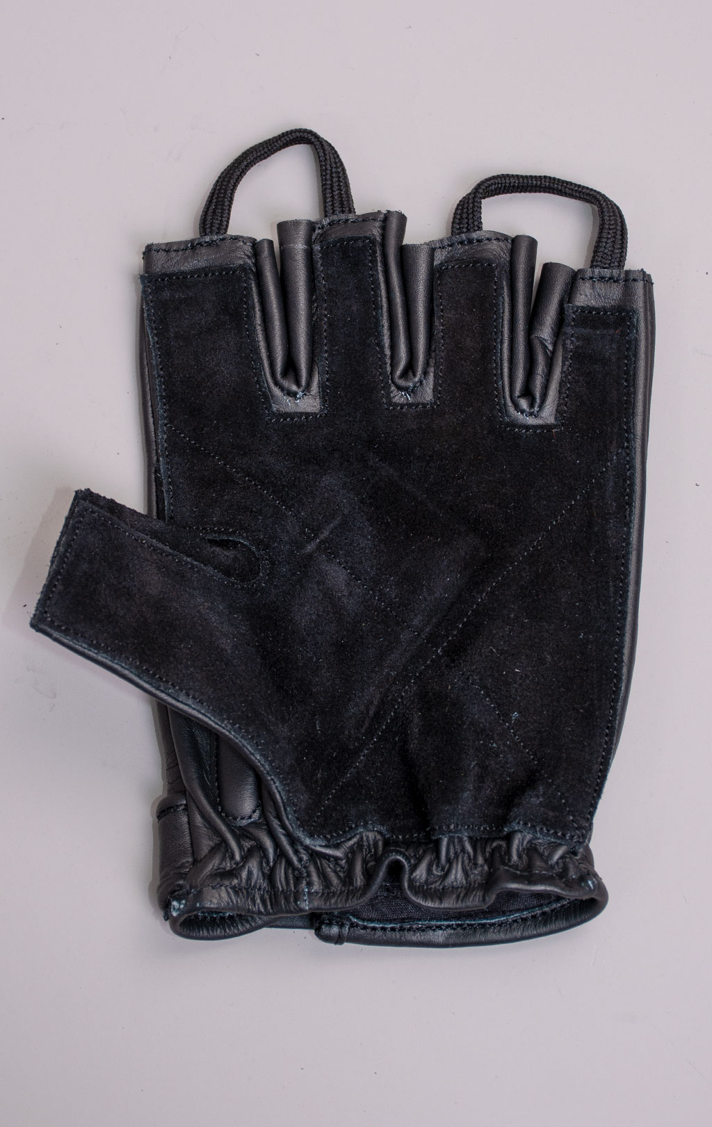 Перчатки SWAT кожа без пальцев black ARG-35 Пакистан