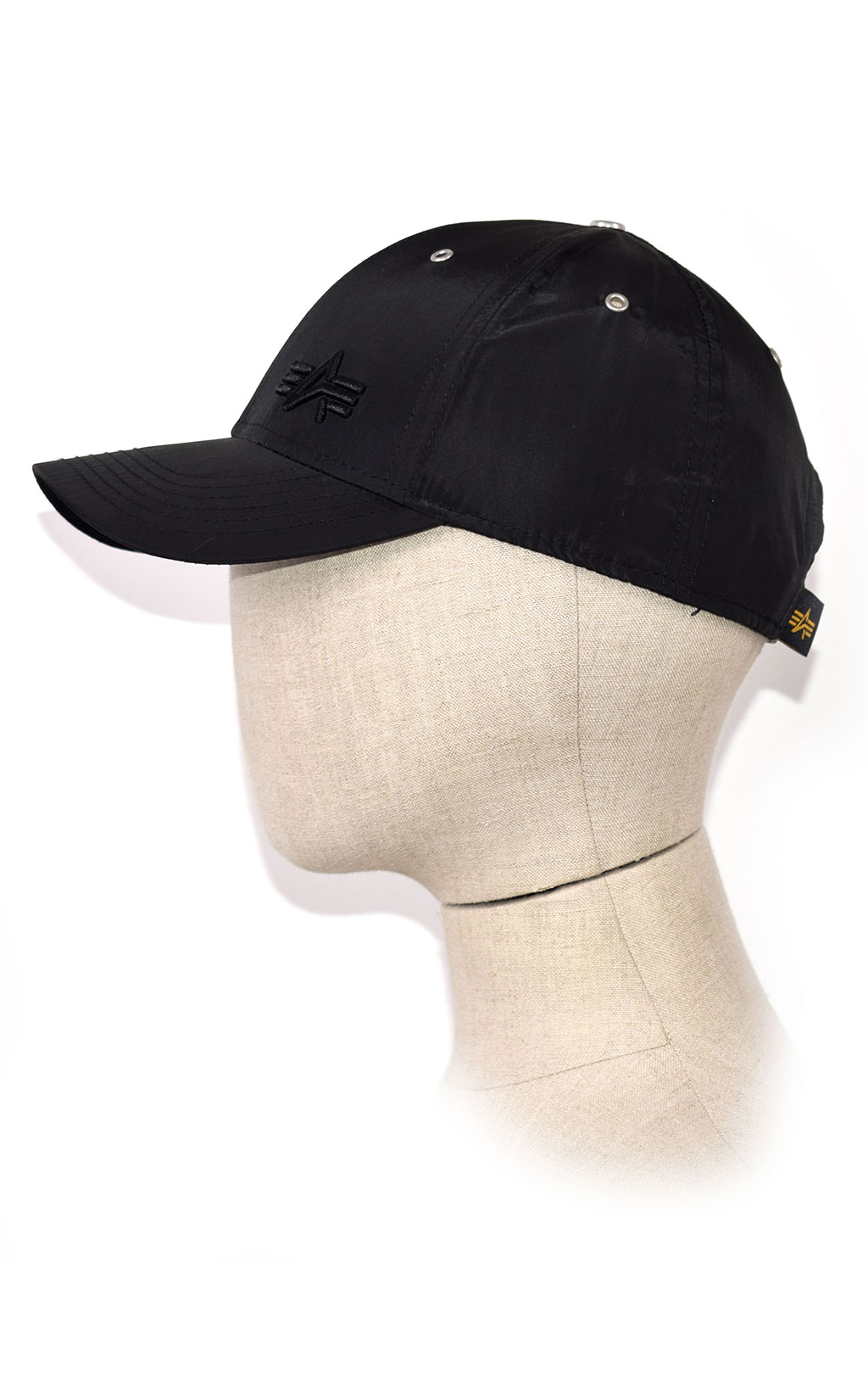 Бейсболка ALPHA INDUSTRIES SMALL LOGO FLIGHT CAP black 