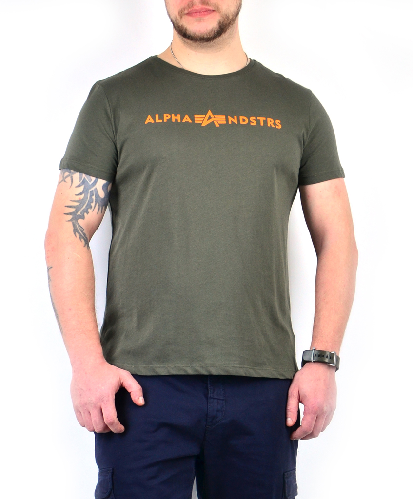 Футболка ALPHA INDUSTRIES ALPHA INDUSTRIESNDSTR dark olive 