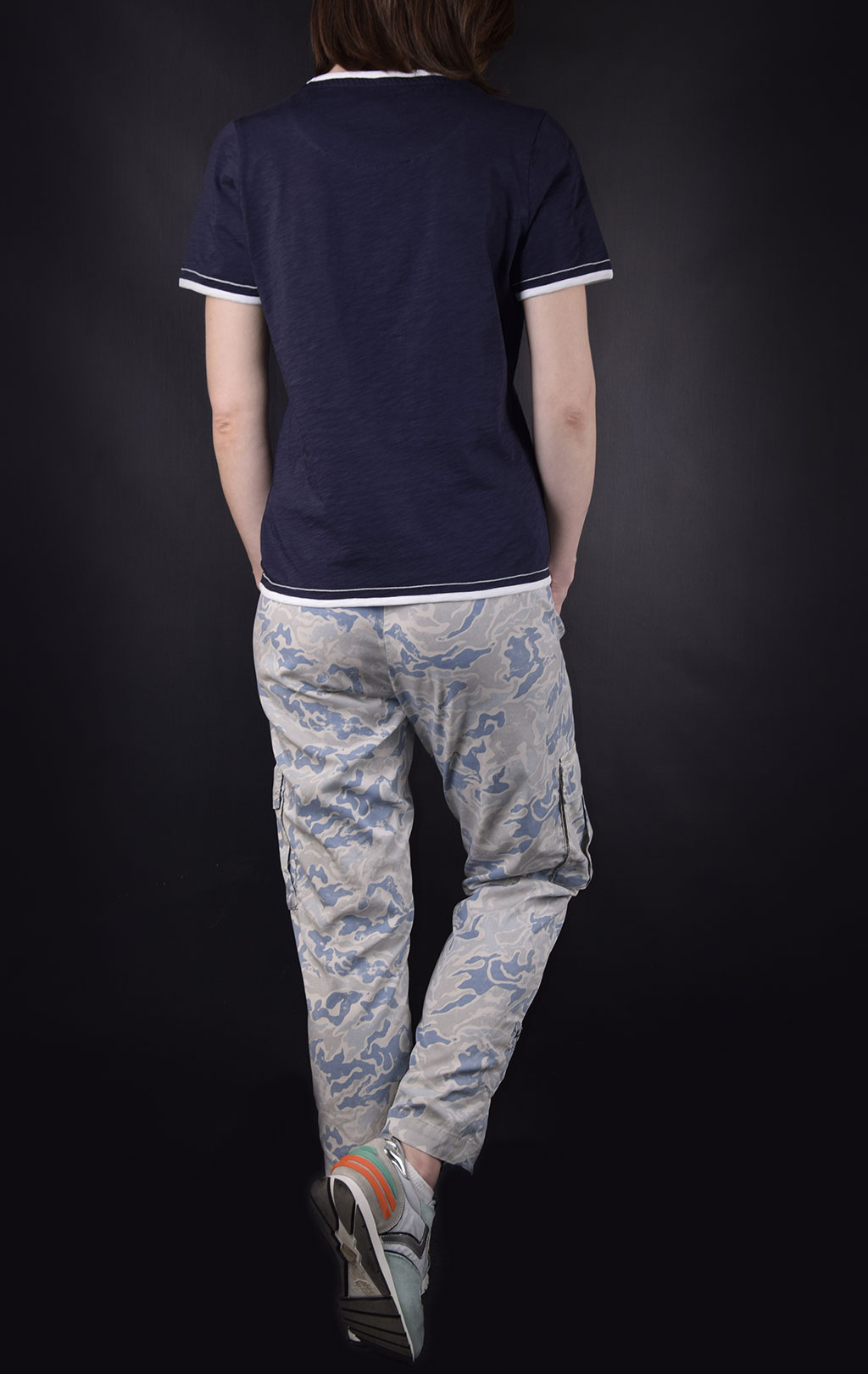 Женская футболка AERONAUTICA MILITARE SS19 blue navy (TS 1599) 