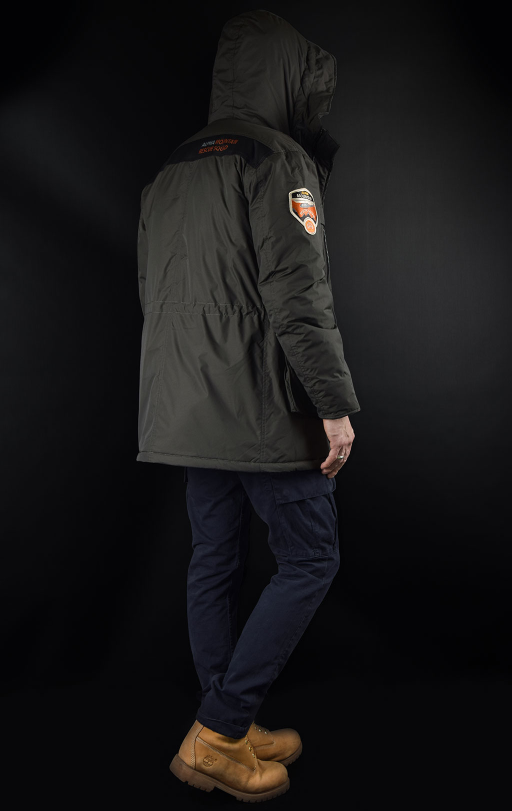 Куртка ALPHA INDUSTRIES MOUNTAIN ALL WEATHER JACKET greyblack 