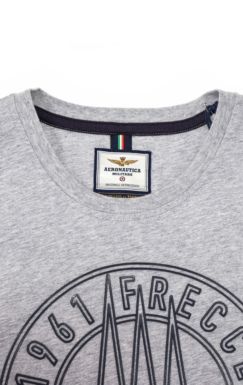 Футболка AERONAUTICA MILITARE SS 20 grigio melange (TS 1697) 