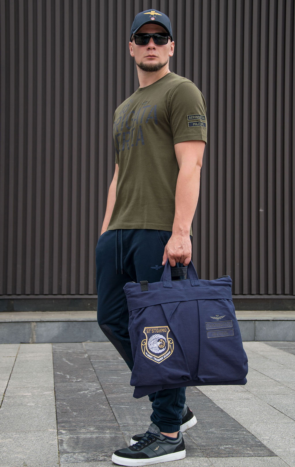 Футболка AERONAUTICA MILITARE FW 23/24/TR off green (TS 2128)