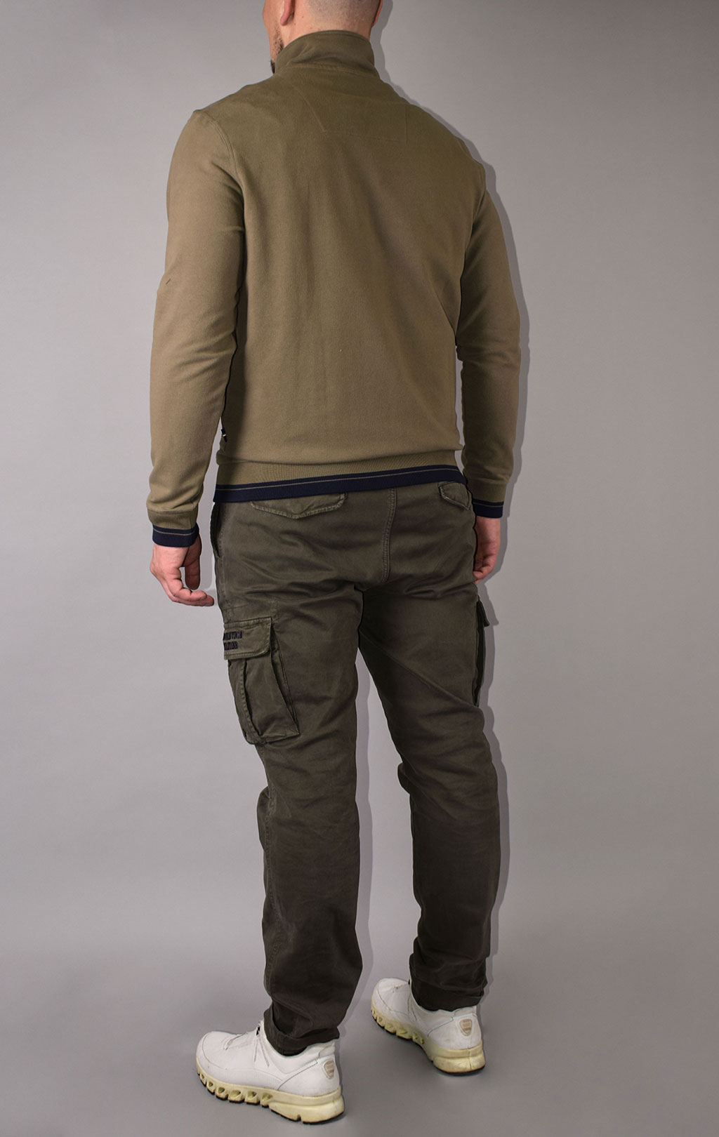 Толстовка AERONAUTICA MILITARE FW 20/21/TR verde marcio (FE 1305) 