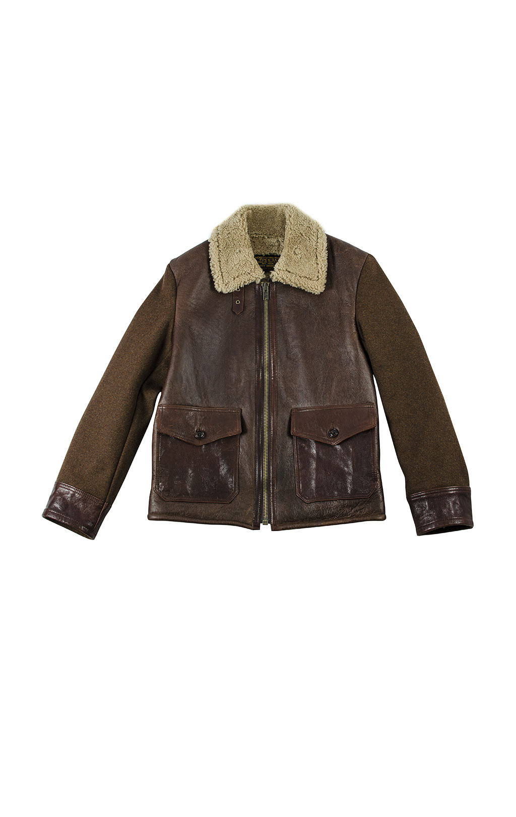 Куртка-пилот SCHOTT NYC Multi Media FLIGHT JCT 27 овчина brown (284) 