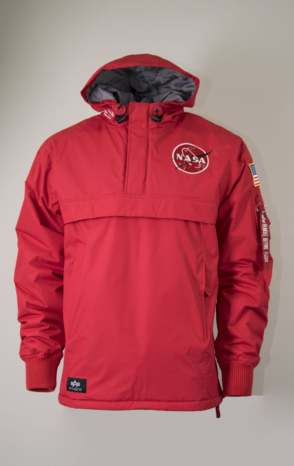 Анорак ALPHA INDUSTRIES NASA Anorak speed red 