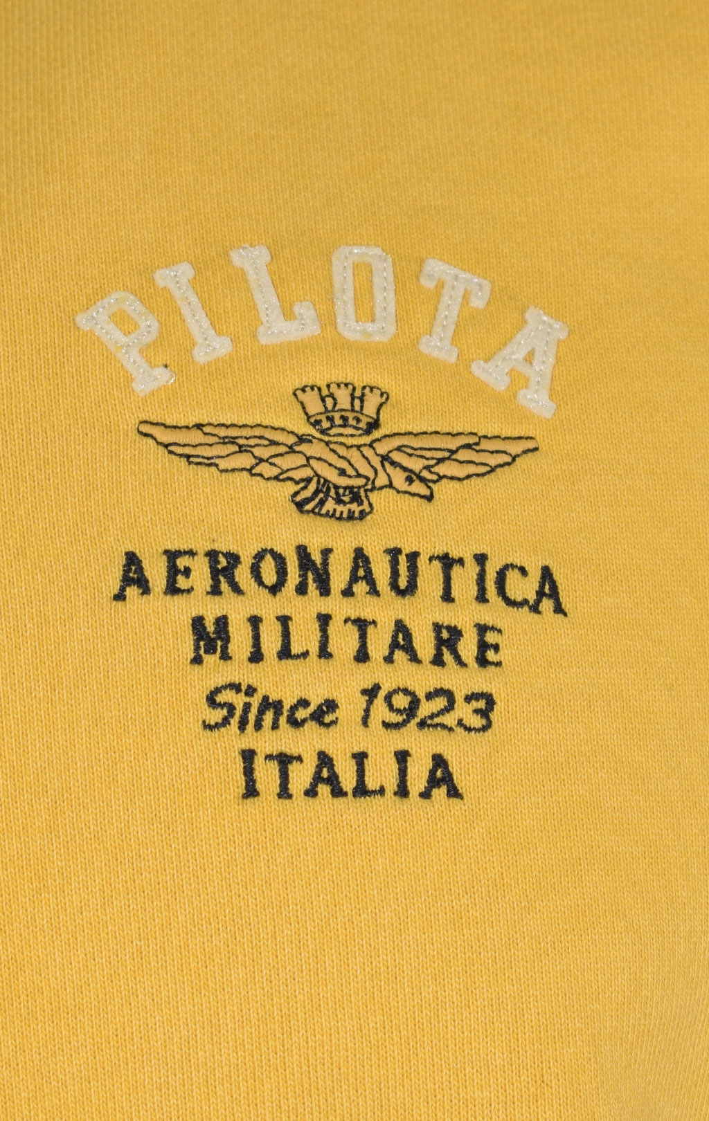 Свитшот AERONAUTICA MILITARE FW 22/23/IN giallo (FE 1718) 
