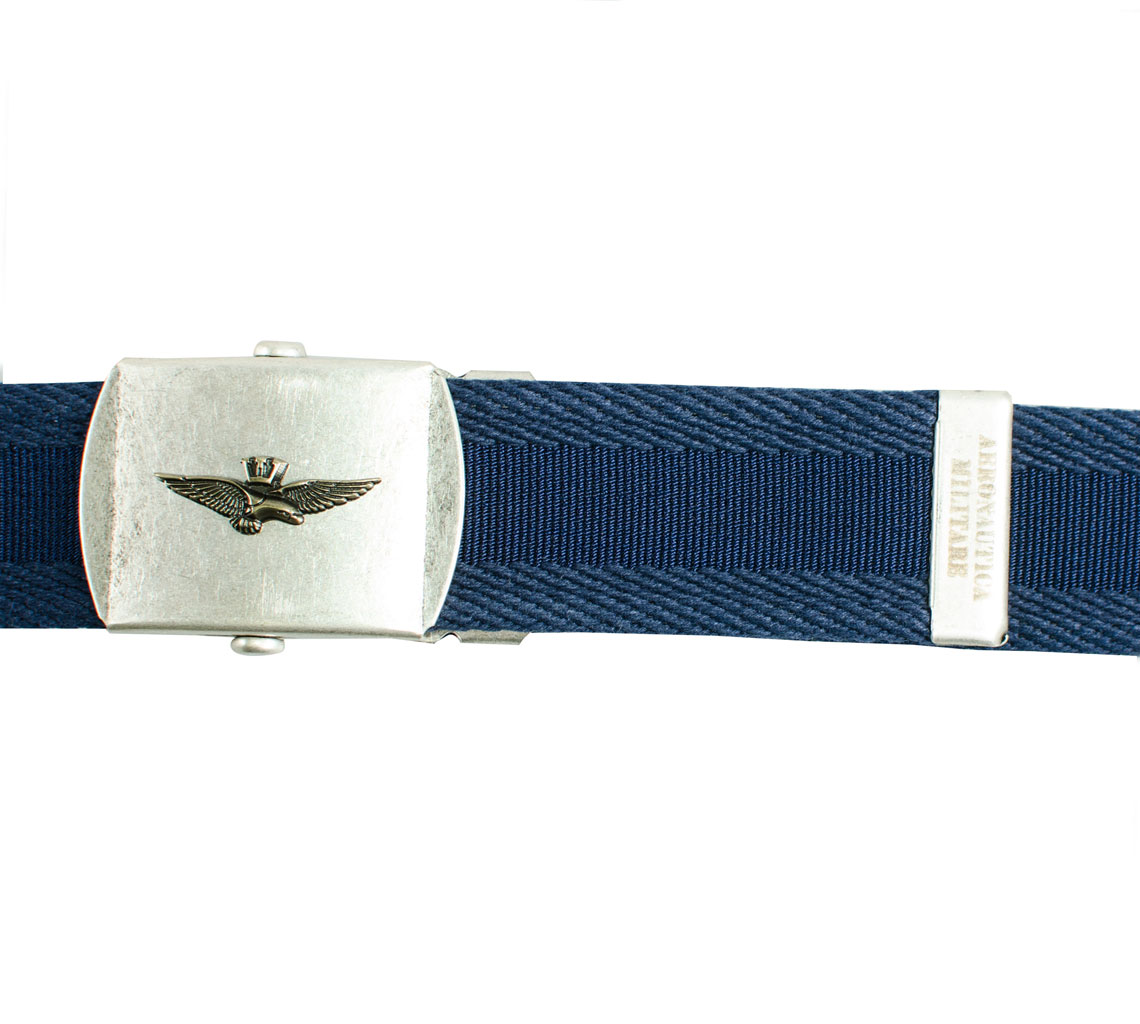 Ремень тканевый AERONAUTICA MILITARE blue navy (CI 220) 