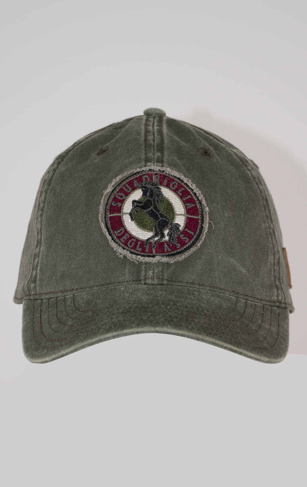 Бейсболка AERONAUTICA MILITARE SS 25 m/CN military olive washed (HA 1211) 