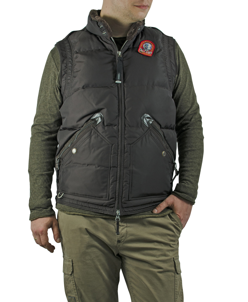 Жилет пуховой PARAJUMPERS KOBUK dark brown 