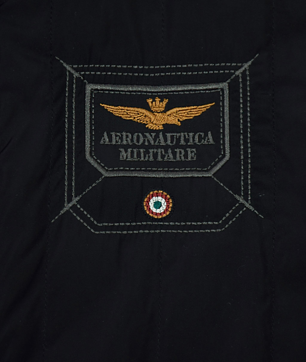 Толстовка AERONAUTICA MILITARE nero/verde bosco (AF 350) 