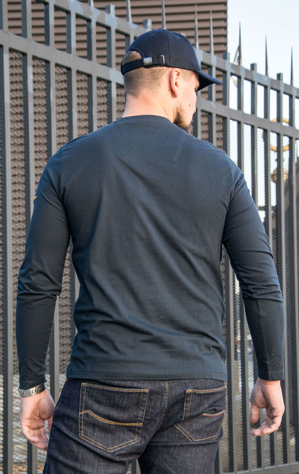Лонгслив AERONAUTICA MILITARE FW 23/24/BD dark blue (TS 2187)