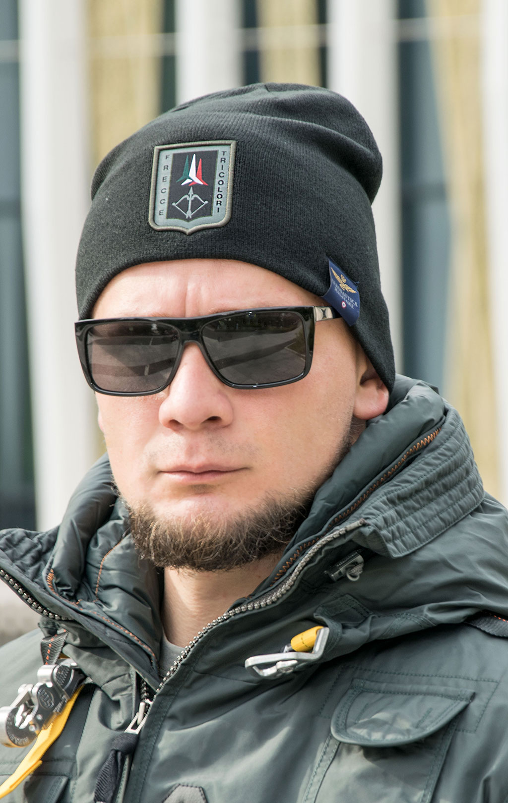 Шапка вязаная AERONAUTICA MILITARE FW 23/24/CN black (CU 036)