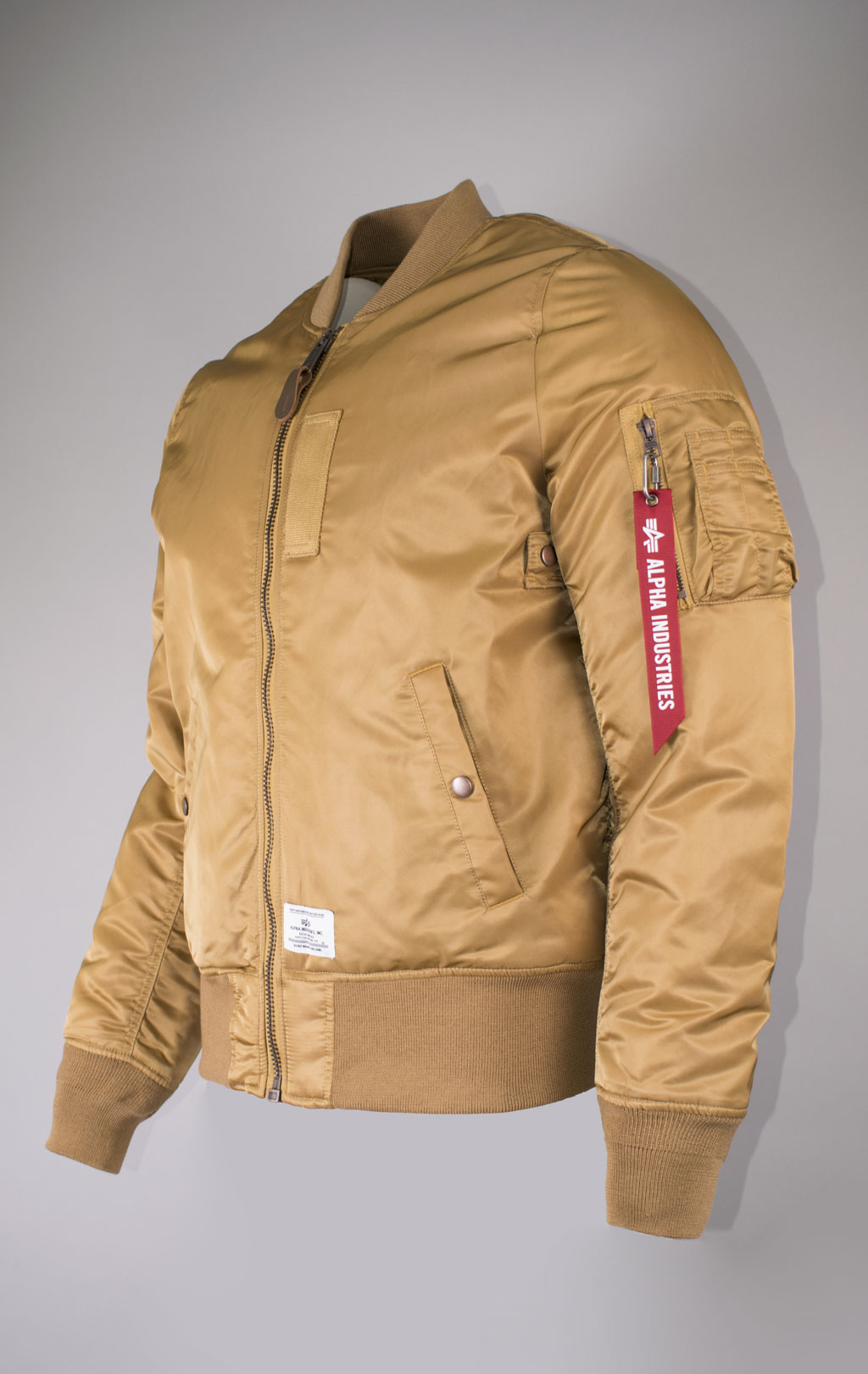 Куртка-бомбер лётная ALPHA INDUSTRIES MOD FLIGHT JACKET MA-1 FW 23/24 m bronzed brown 