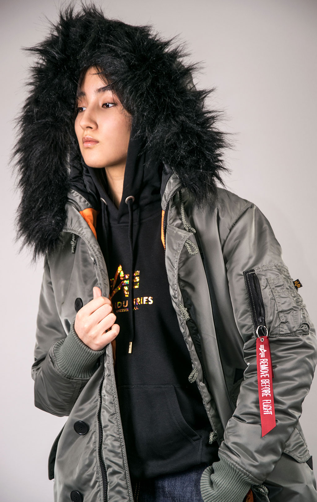 Alpha industries shop women parka