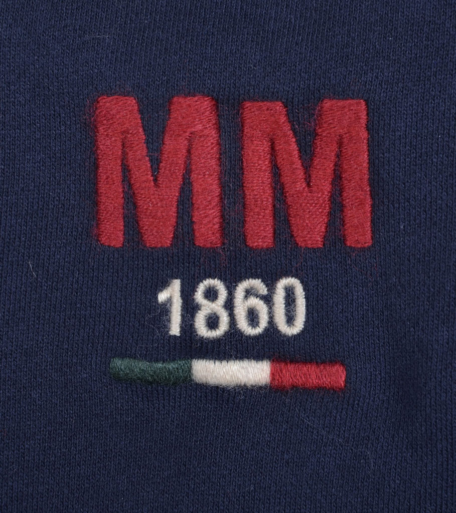 Толстовка Mar.Militare с капюшоном navy (MYW185) 