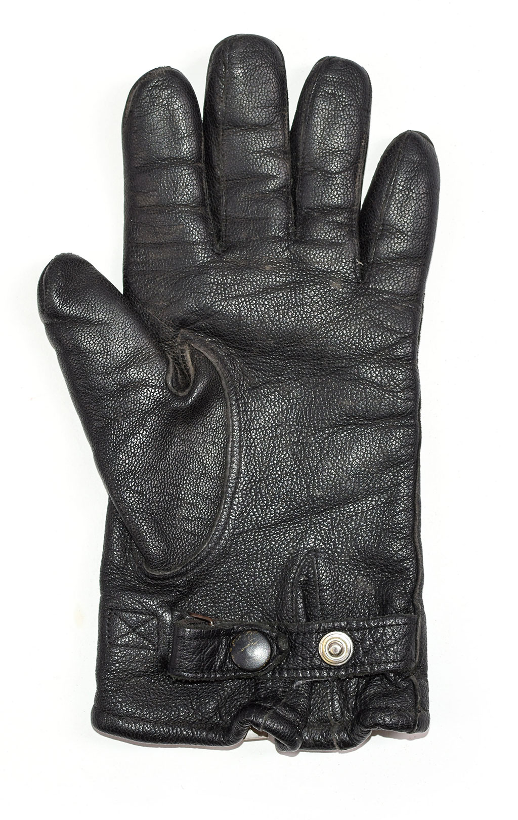 Перчатки кожа утеплённые black б/у Голландия