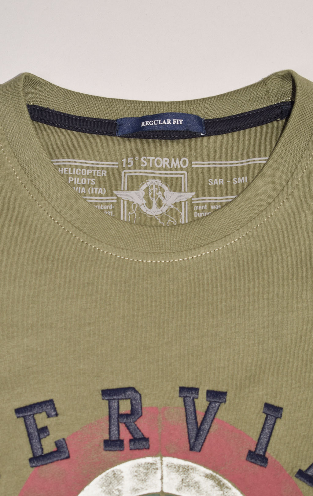 Футболка AERONAUTICA MILITARE SS 23/BD verde (TS 2085)