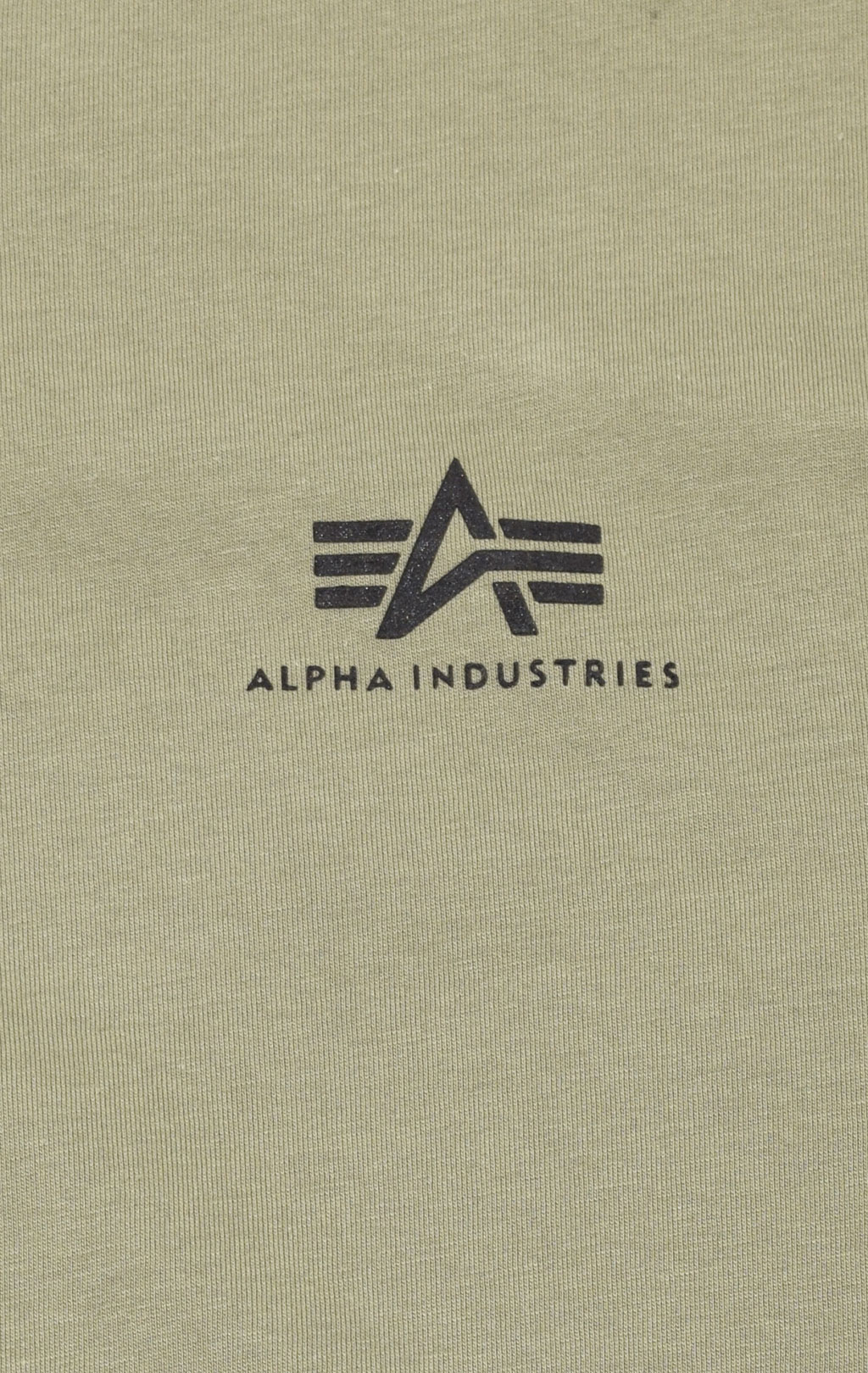 Футболка ALPHA INDUSTRIES BASIC T SMALL LOGO big size olive 